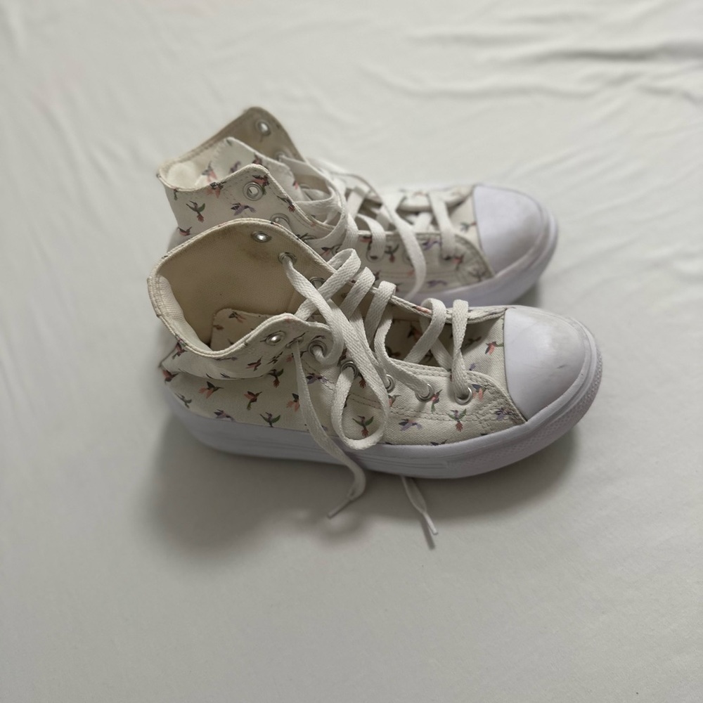 Converse Kids Boots - Cream with Multicolor Accents